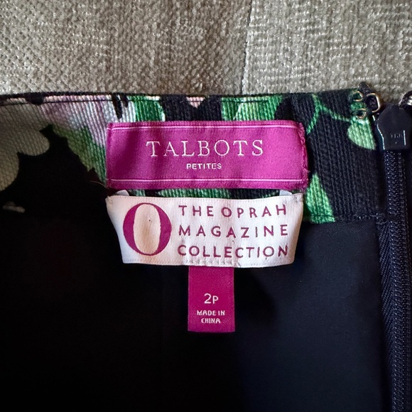 Talbots Petites “The Oprah Magazine Collection” Floral Skirt Size 2P - Picture 2 of 5